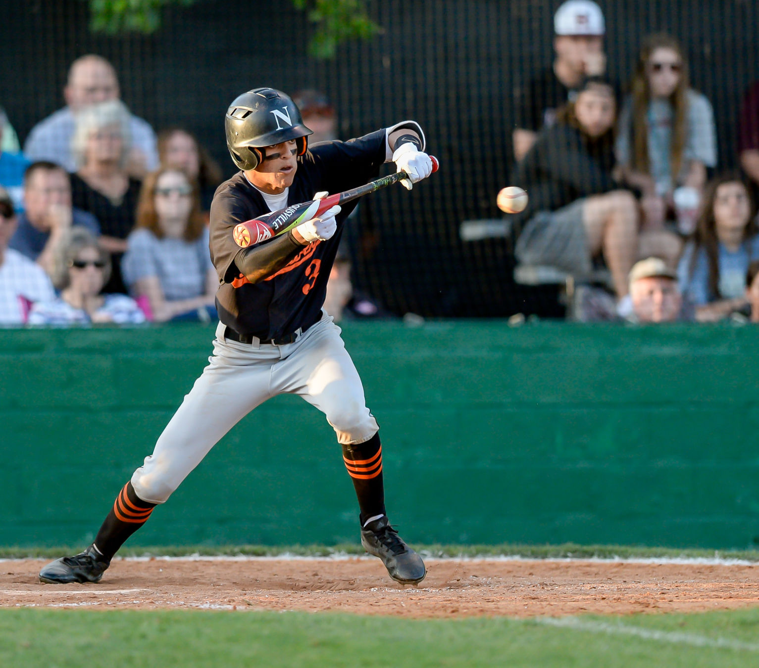 Friday night baseball action